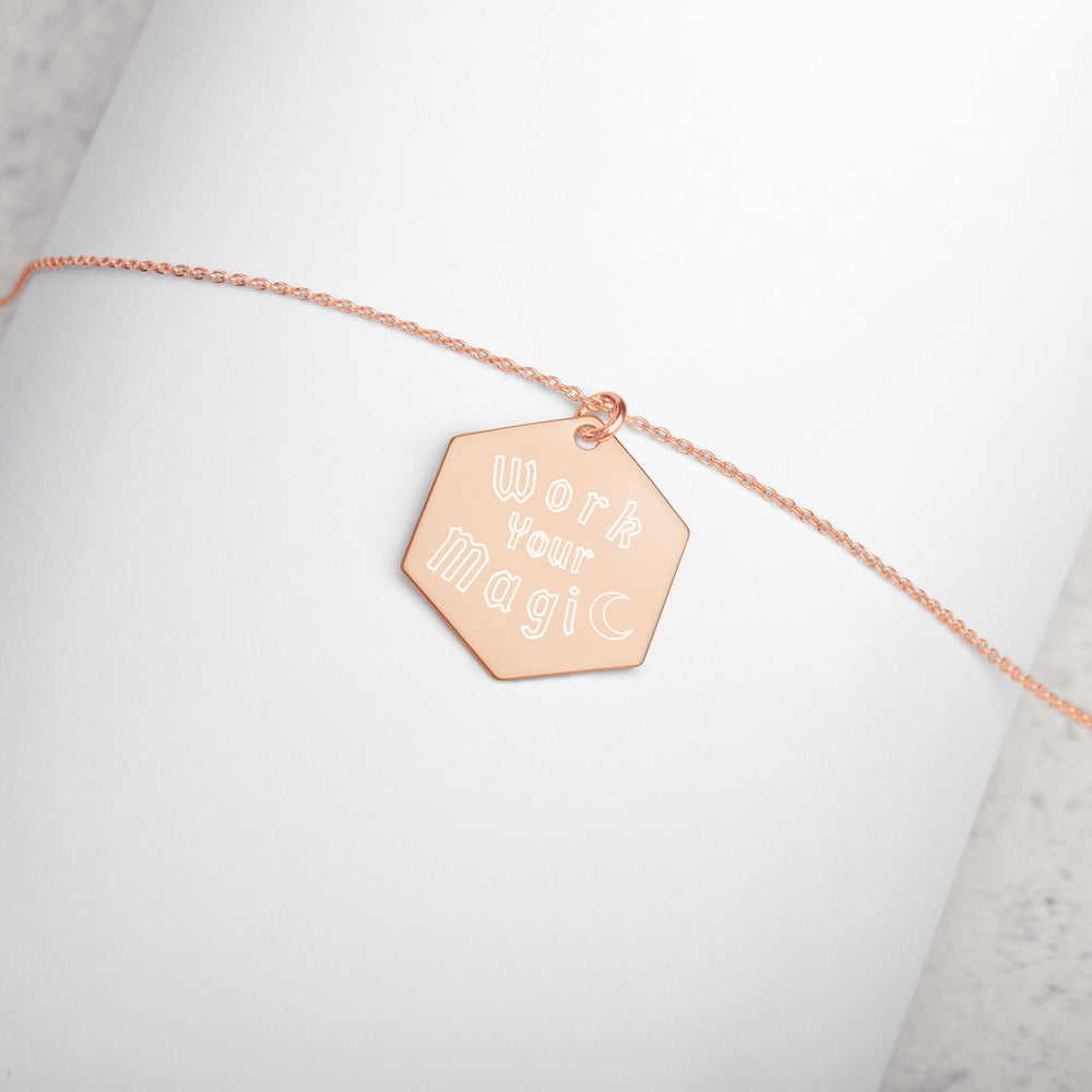 "Work Your Magic" Pendant Necklace (Made to Order)