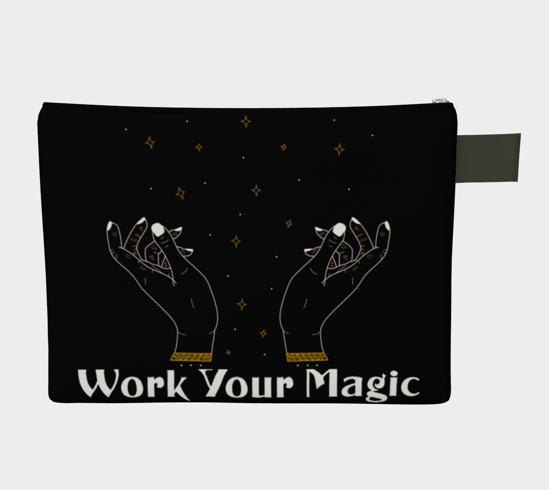 "Work Your Magic" Zipper Carry-All (Made to Order)