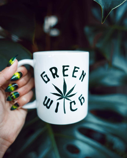 "Green Witch" Mug (Made to Order)