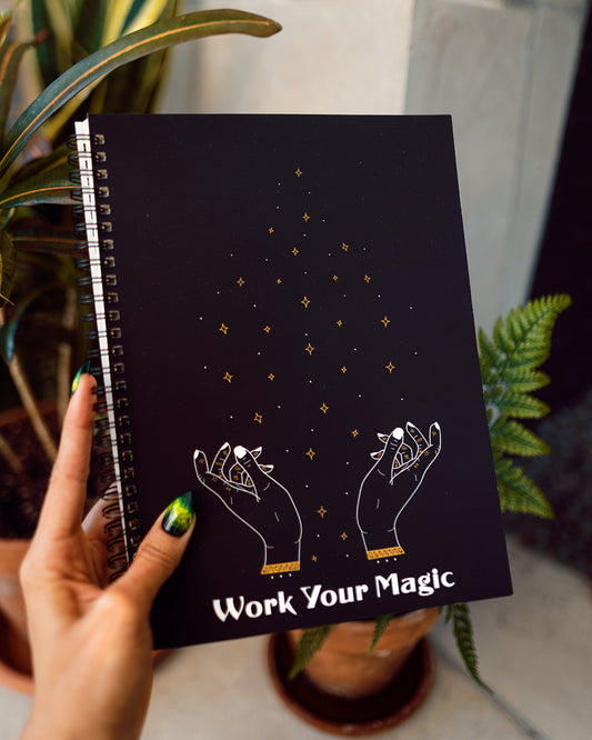 "Work Your Magic" Spiral Notebook (Made to Order)