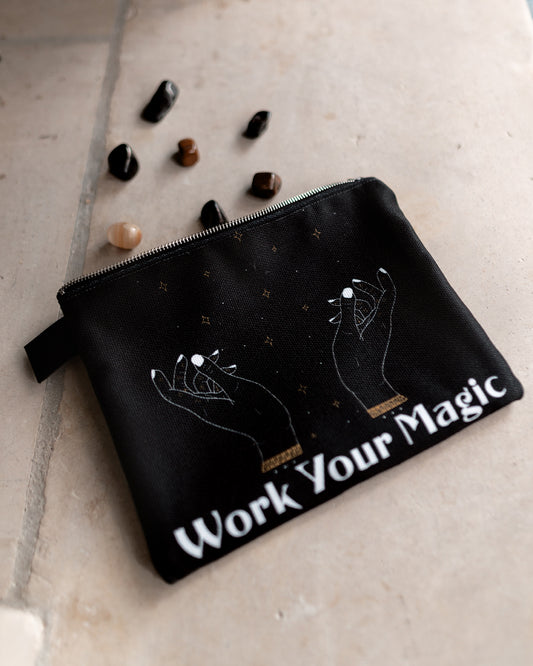 "Work Your Magic" Zipper Carry-All (Made to Order)