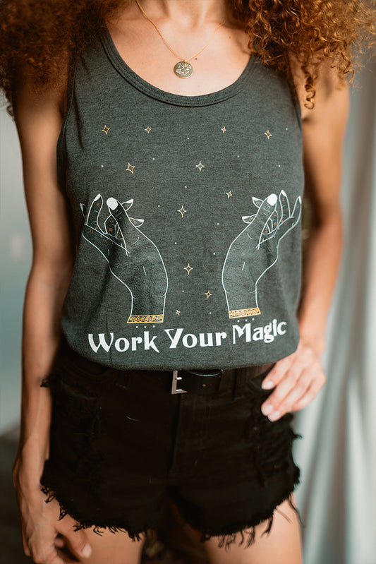 "Work Your Magic" Unisex Tank Top