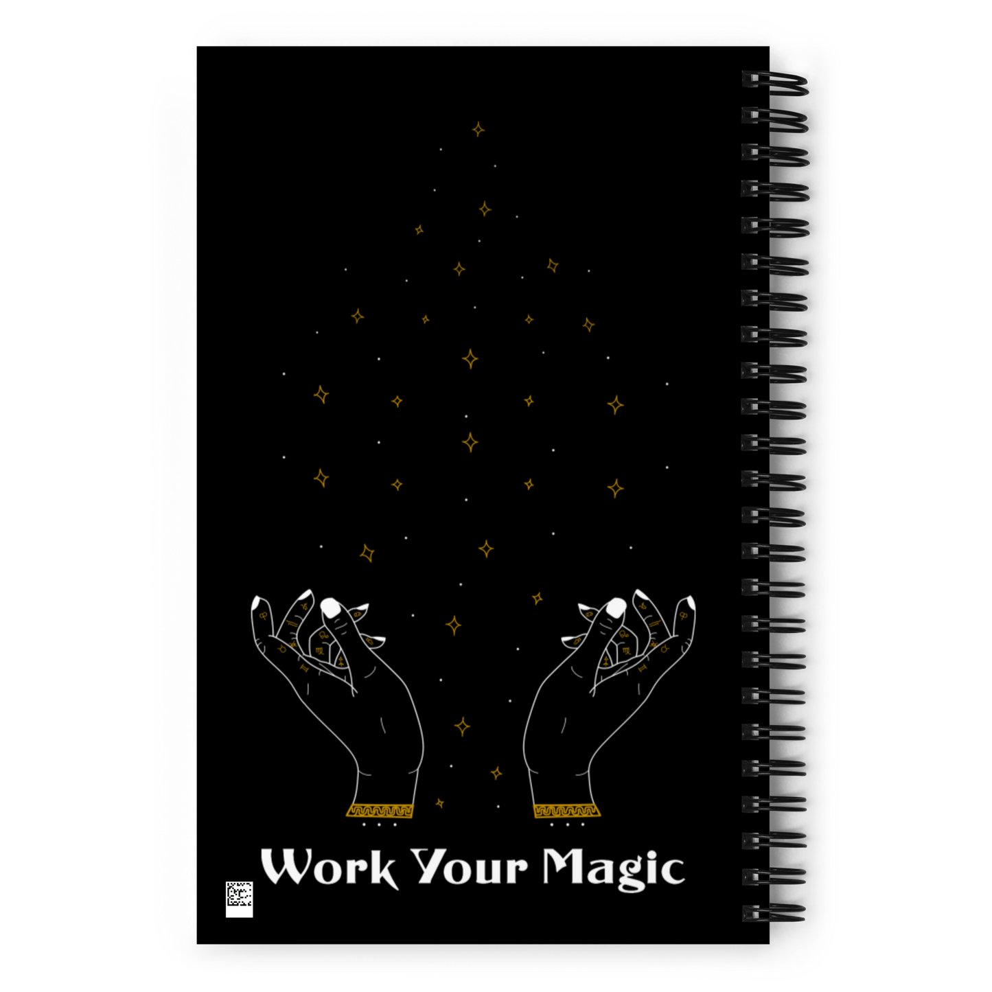 "Work Your Magic" Spiral notebook