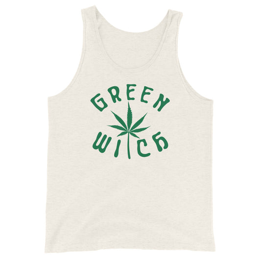 "Green Witch" Unisex Tank Top (Printed Per Order)